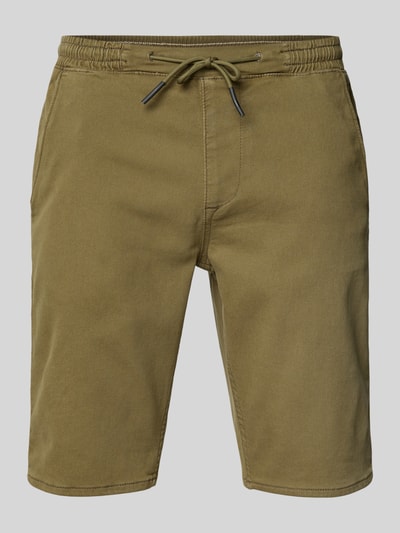 Blend Slim Fit Shorts mit Tunnelzug Modell 'BLIZZARD' Oliv 2