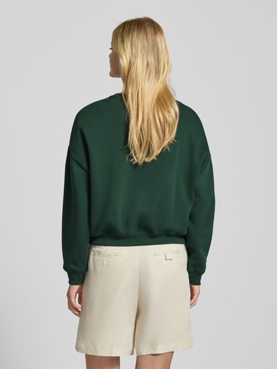 Only Loose Fit Sweatshirt aus Baumwoll-Mix Modell 'SWEAT' Dunkelgruen 5