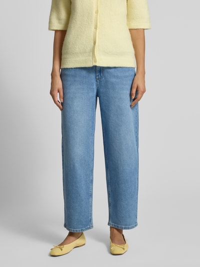 Christian Berg Woman Barrel Jeans mit Eingrifftaschen Jeansblau 4