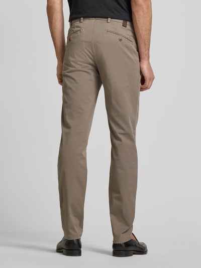 Mmx Regular fit chino met steekzakken, model 'LUPUS' Middenbruin - 5