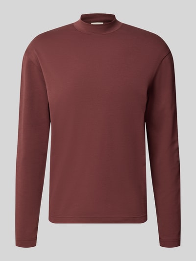 DRYKORN Longsleeve mit Stehkragen Modell 'MORITZO' Bordeaux 2