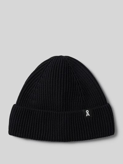 Armedangels Beanie mit Label-Detail Modell 'NILDAAO' Black 1