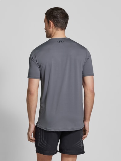 Under Armour T-shirt z nadrukiem z logo Antracytowy 5