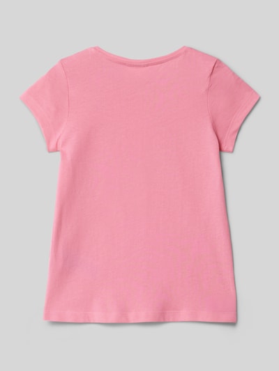 s.Oliver RED LABEL Regular Fit T-Shirt aus reiner Baumwolle Pink 3