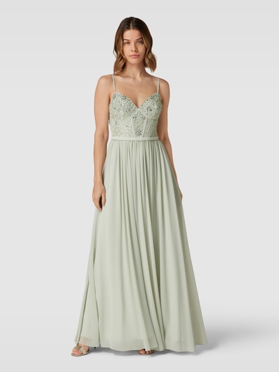 Laona Abendkleid mit Herz-Ausschnitt Mint 4