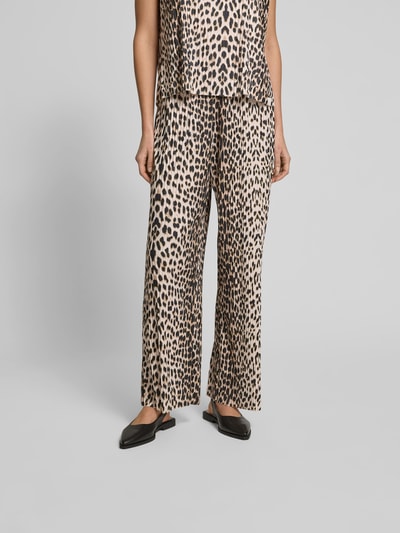 OH APRIL Faltenhose mit Plisseefalten Mittelgrau 4