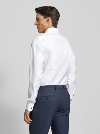 Jake*s Slim Fit Business-Hemd mit Kentkragen Weiss 5