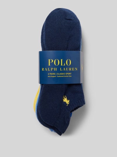 Polo Ralph Lauren Underwear Sneakersocken mit Logo-Stitching im 6er-Pack Modell 'SOLIDS' Gelb 3