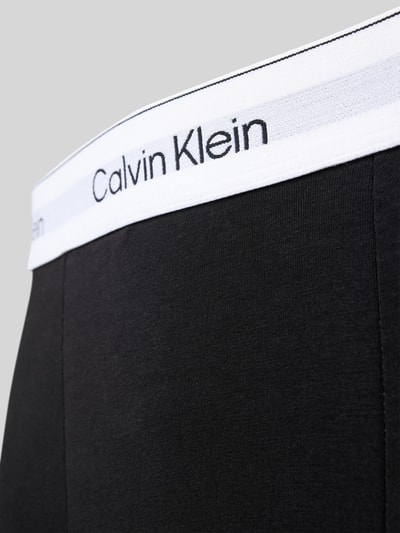 Calvin Klein Underwear Trunks mit Logo-Stitching Modell 'Relaxed' im 3er Pack Black 2