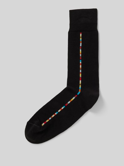 PAUL SMITH Socken mit Strukturmuster Modell 'VITTORE' Black 1