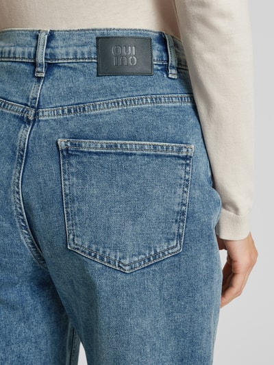 Oui Jeans mit 5-Pocket-Design Jeansblau 3