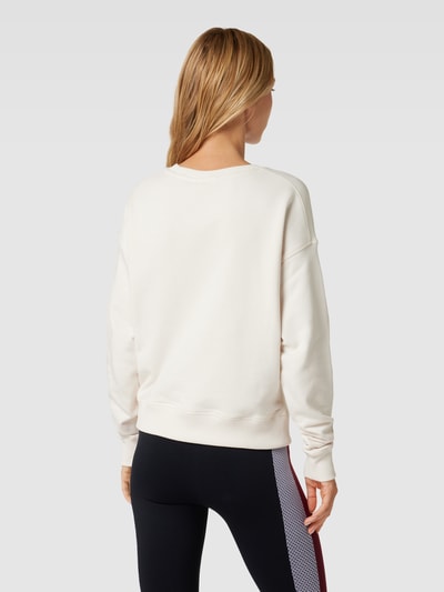 Tommy Hilfiger Sweatshirt aus Baumwolle mit Label-Detail Offwhite 5