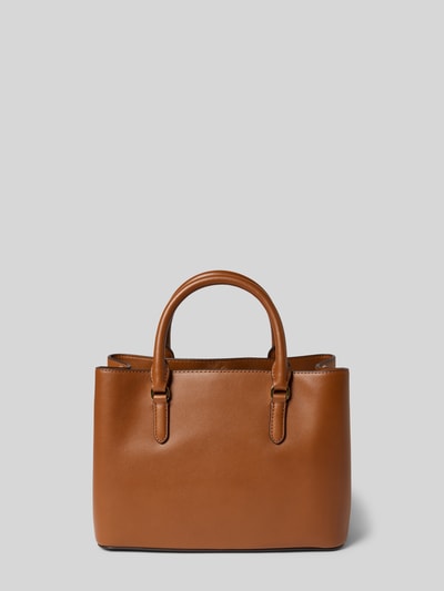 Lauren Ralph Lauren Satchel Bag mit Tragehenkel Modell 'MARCY' Cognac 4