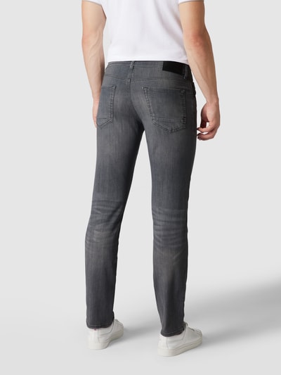 BOSS Orange Regular fit jeans met stretch, model 'Maine' Middengrijs - 5