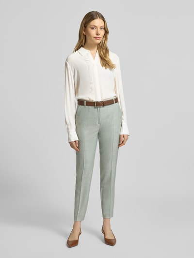 COMMA Relaxed Fit Hemdbluse aus reiner Viskose Offwhite 1