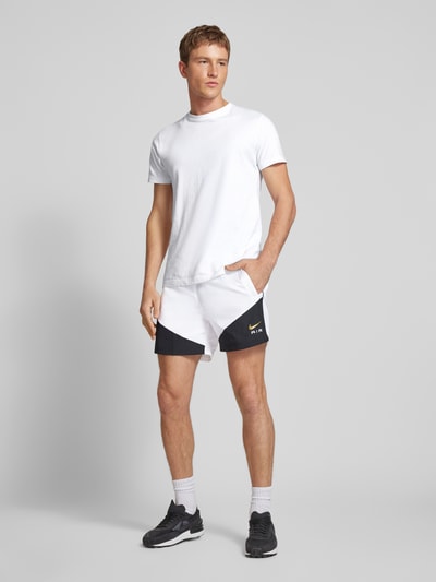 Nike Sweatshorts mit Label-Print Offwhite 1