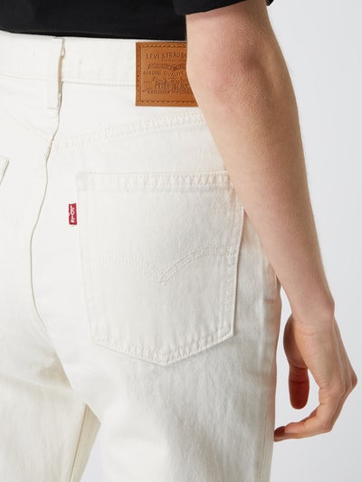 Levi's® Slim Straight Fit High Waist Jeans aus Baumwolle Modell '70s™' Offwhite 3