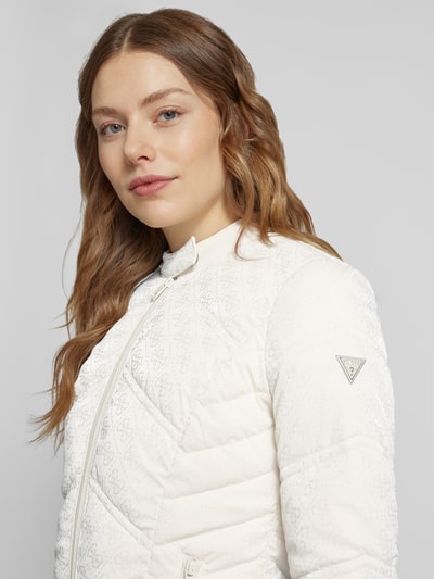 Guess Steppjacke mit Stehkragen Modell 'NEW VONA' Weiss 3