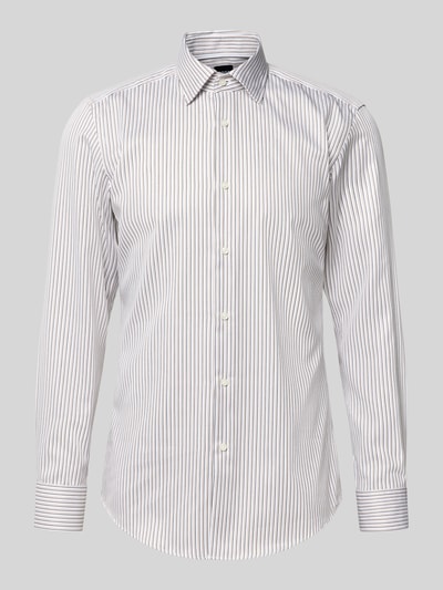BOSS Slim fit zakelijk overhemd van puur katoen, model 'HANK' Zand - 2