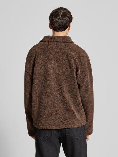 Review X MATW Sweatshirt van teddybont Lichtbruin gemêleerd - 5