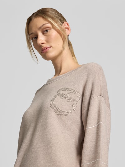 Liu Jo Sport Pullover met sierknopen Beige - 3