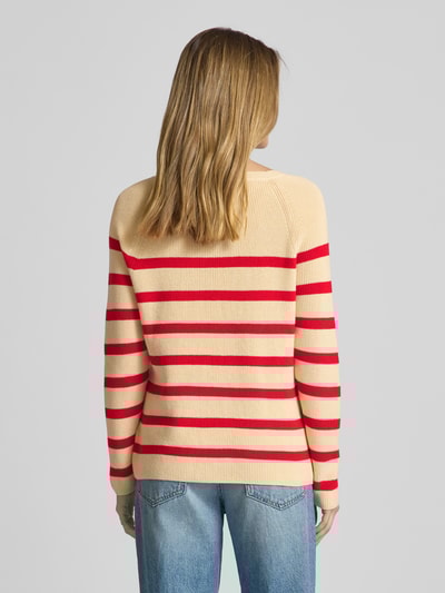 Tommy Hilfiger Regular fit gebreide pullover van zuiver katoen Rood - 5