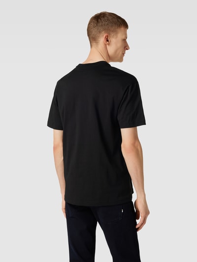 CK Calvin Klein T-Shirt aus reiner Baumwolle mit Label-Print Black 5