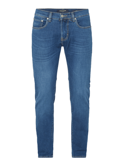 Pierre Cardin Stone Washed Straight Fit Jeans Dunkelblau 2