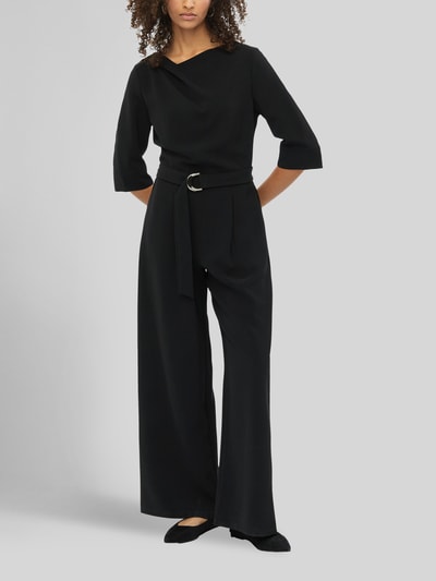 s.Oliver BLACK LABEL Jumpsuit mit Bindegürtel Black 1