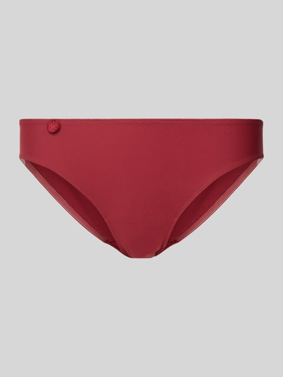 Marie Jo Slip mit Label-Detail Bordeaux 1