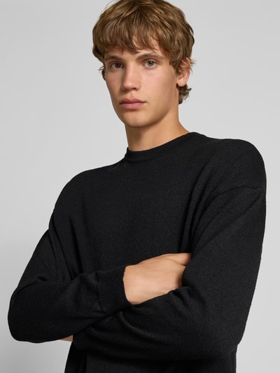 Only & Sons Regular fit gebreide pullover met katoen, model 'JOB' Zwart - 3