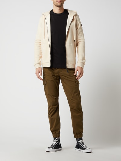 Jack & Jones Sweatjacke mit Kapuze Modell 'Classic' Offwhite 1