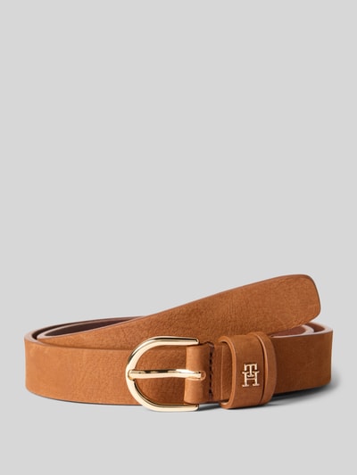 Tommy Hilfiger Ledergürtel mit Logo-Monogramm Dunkelbraun 1