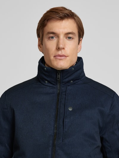 Tom Tailor Gepolsterte Jacke mit abnehmbarer Kapuze in Jeansoptik Marine 3