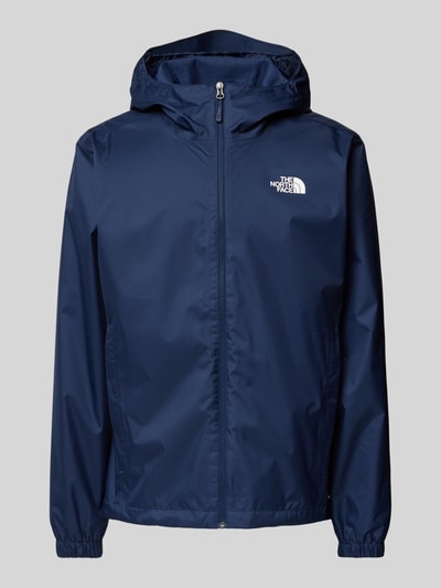 The North Face Windbreaker met labelprint, model 'QUEST' Donkerblauw - 2