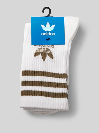 adidas Originals Skarpety z nadrukiem z logo w zestawie 3 szt. Biały 3