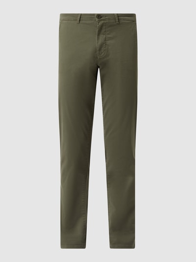 Casual Friday Chino mit Stretch-Anteil Modell 'Viggo' Oliv 2