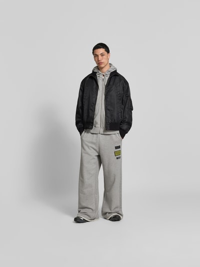 MM6 Maison Margiela Regular Fit Bomberjacke mit Stehkragen Black 1