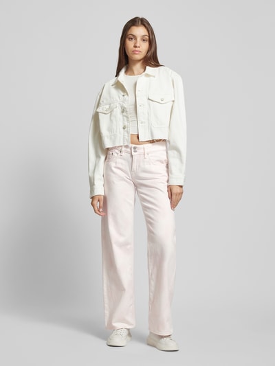 Levi's® Straight leg jeans in 5-pocketmodel, model 'SUPERLOW' Rosé - 1