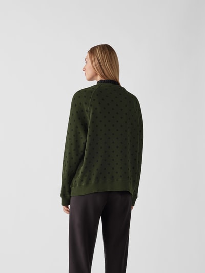 The Great Sweatshirt mit Polka Dots Dunkelgruen 5