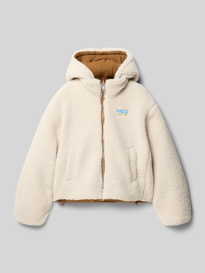 ONLY Regular Fit Teddy-Jacke mit Wendefunktion Modell 'MARIA LIFE' Camel 1