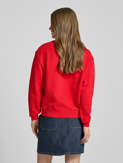 Tommy Hilfiger Sweatshirt met logostitching Rood - 5