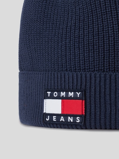 Tommy Jeans Mütze aus Bio-Baumwolle mit Label-Patch Marineblau 2