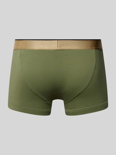 Emporio Armani Trunks mit elastischem Logo-Bund Oliv 3