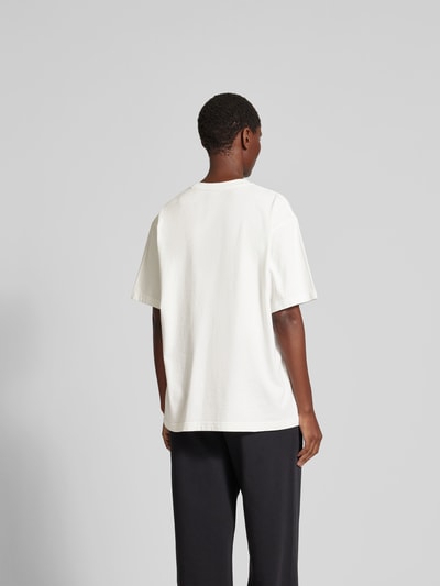 Kenzo Oversized T-Shirt aus reiner Baumwolle Offwhite 5