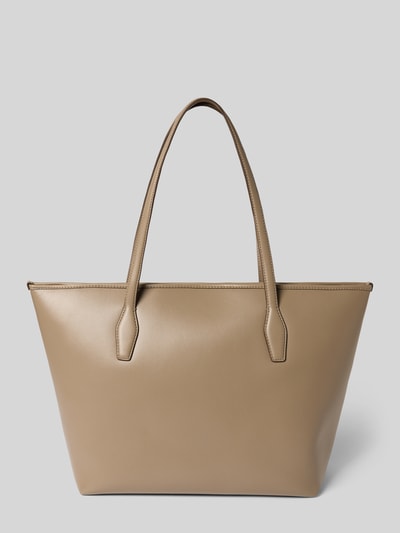 BOSS torba shopper z materiał skóropodobny model 'SANDY' Beżowy 3