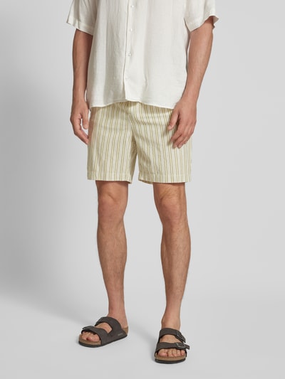 WOODBIRD Shorts mit elastischem Bund Modell 'Bommy' Sand 4