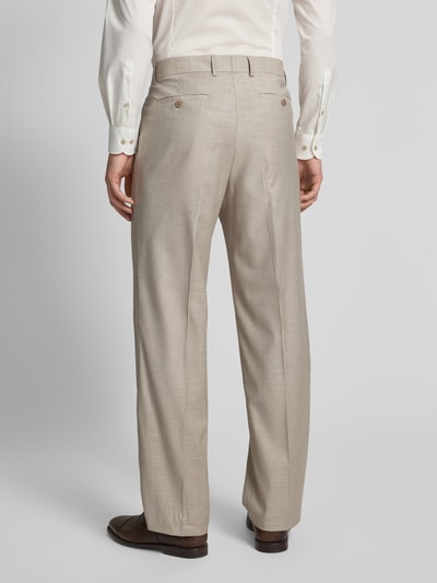 MCNEAL Regular Fit Anzughose mit Bundfalten Beige 5