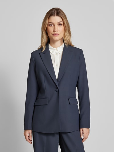 MOS MOSH Blazer met reverskraag, model 'Leonora' Marineblauw - 4