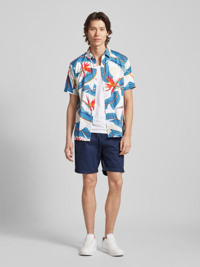 Superdry Slim fit vrijetijdsoverhemd met all-over print, model 'HAWAIIAN' Wit - 1